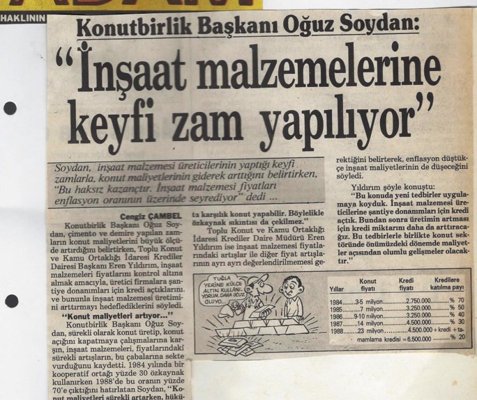17-23 OCak 1989 Gölge Adam