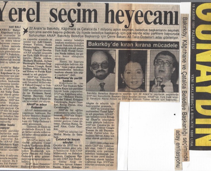 18 Kasım 1991 Günaydın