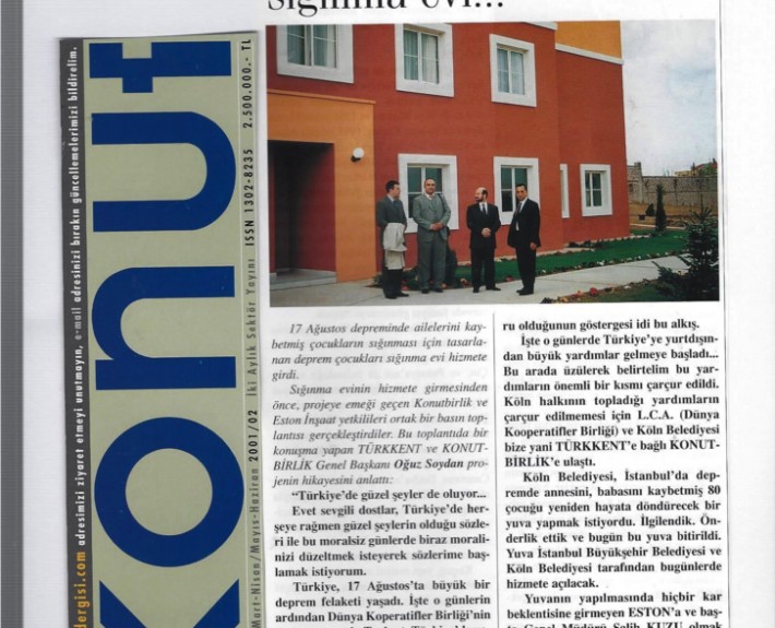 Mart-Haziran 2001 Konut Dergisi