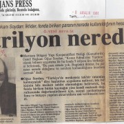 8 Aralık 1991 Yeni Asya
